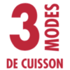 3 modes de cuisson